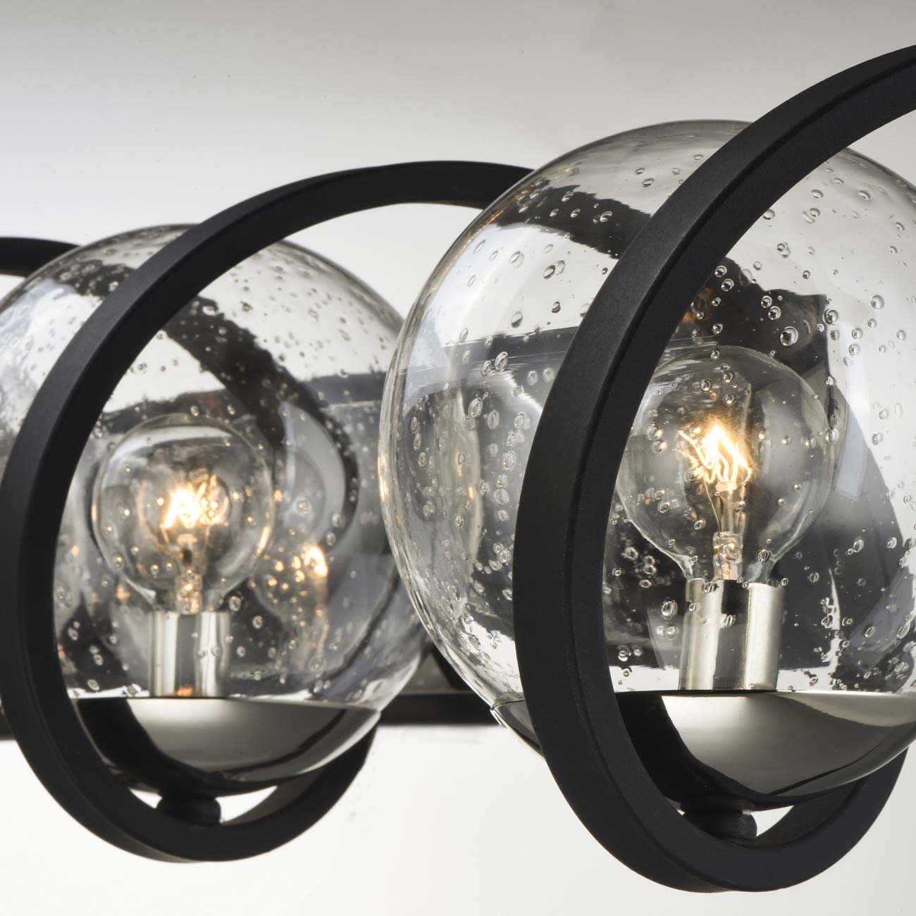 Curlicue Bath Vanity Light in Detail.