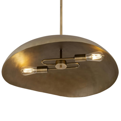 Denarii Pendant Light in Detail.