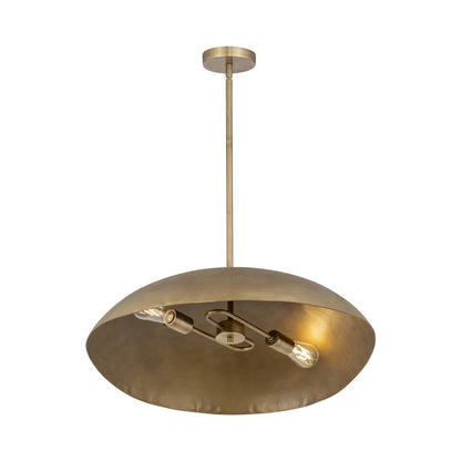 Denarii Pendant Light in Detail.