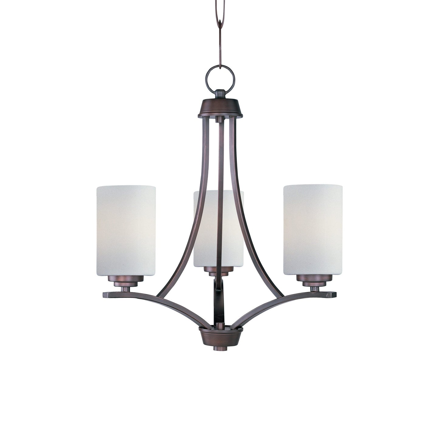Deven Chandelier in Oil Rubbed Bronze (3-Light).