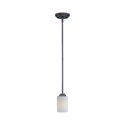 Deven Mini Pendant Light in Oil Rubbed Bronze.