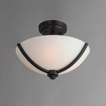 Deven Semi Flush Mount Ceiling Light in Detail.