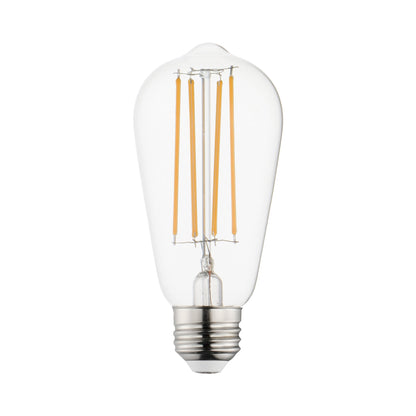 Dimmable Clear E26 Medium Base LED Bulb (4W/2200K).