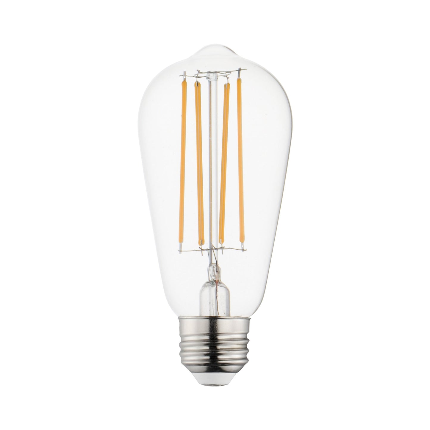 Dimmable Clear E26 Medium Base LED Bulb.