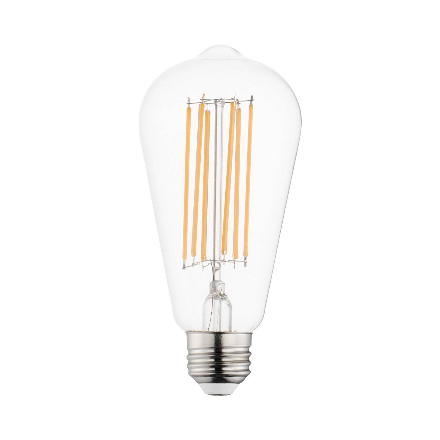 Dimmable Clear E26 Medium Base LED Bulb (6W/2200K).