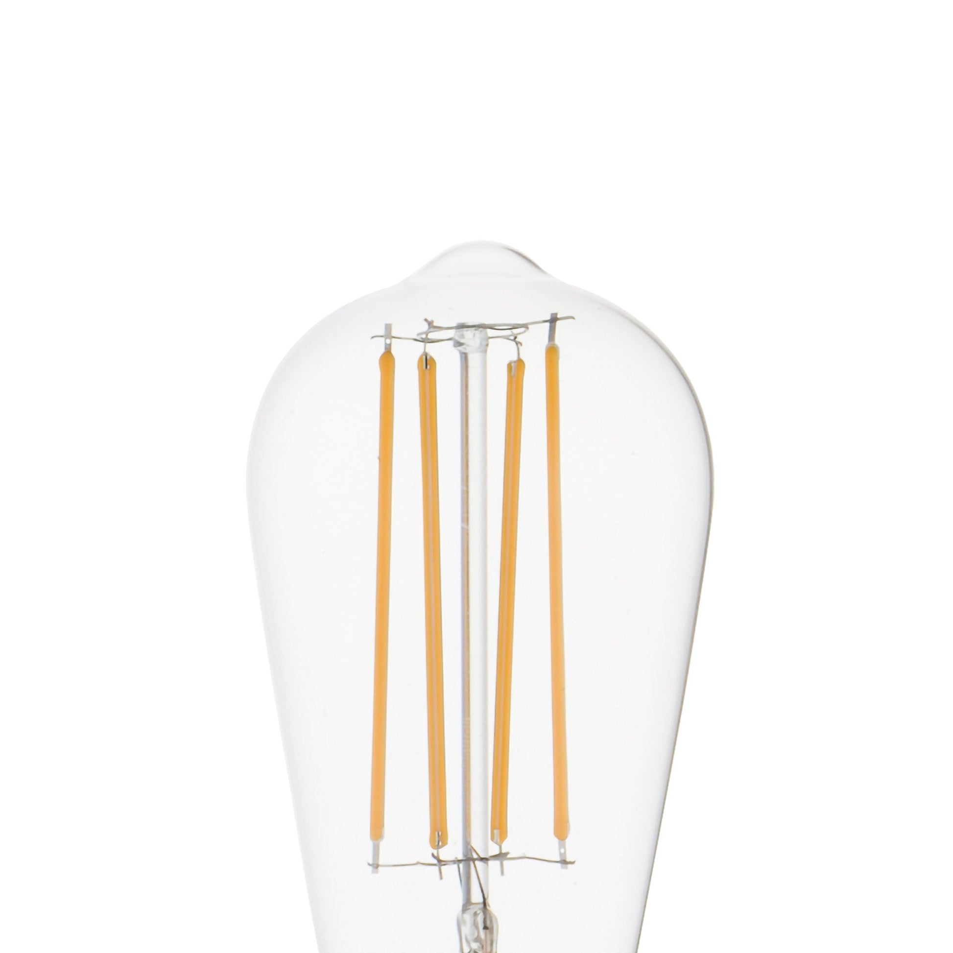 Dimmable Clear E26 Medium Base LED Bulb in Detail.