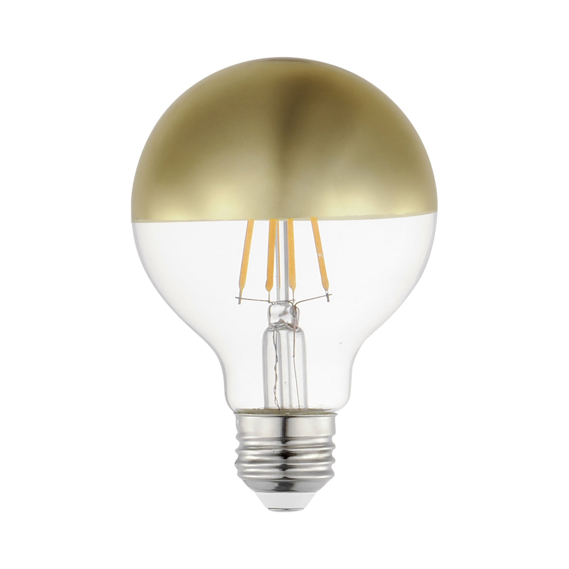 Dimmable G25 120V E26 Medium Base LED Bulb (3000K/Clear Glass).