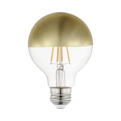 Dimmable G25 120V E26 Medium Base LED Bulb (3000K/Clear Glass).