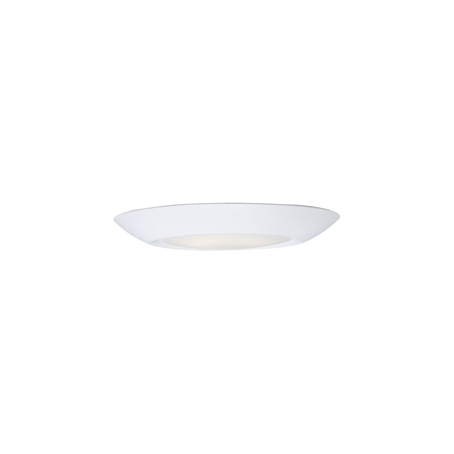 Diverse LED Flush Mount Ceiling Light in 6-Inch/White.