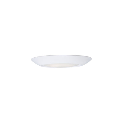 Diverse LED Flush Mount Ceiling Light in 6-Inch/White.
