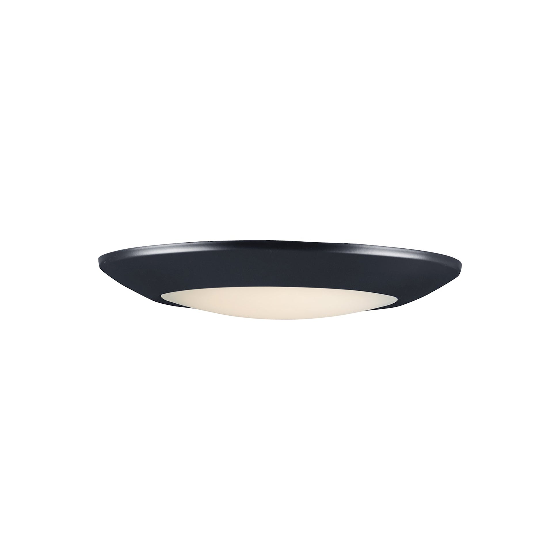 Diverse LED Flush Mount Ceiling Light in 9.25-Inch/Black.