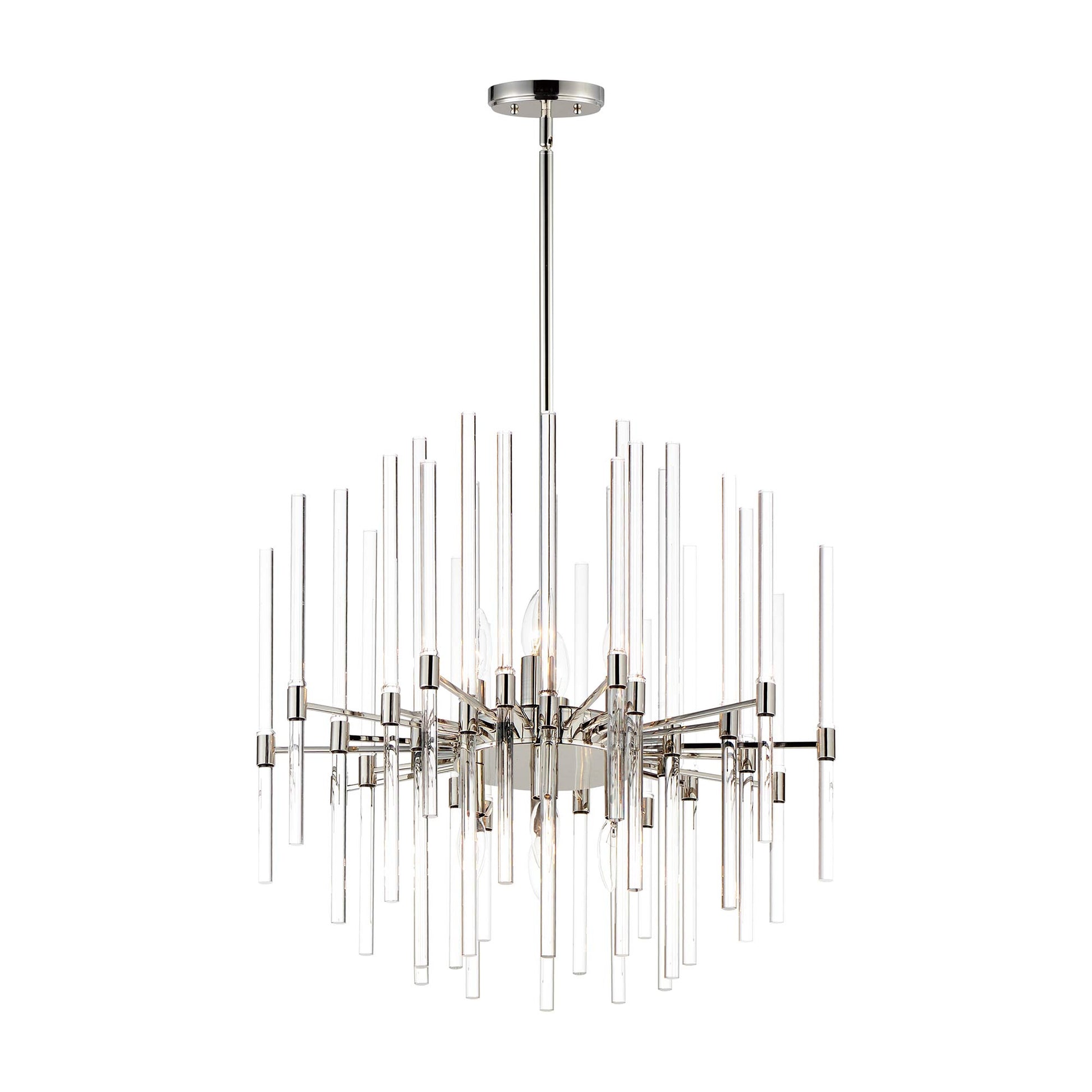 Divine Chandelier in Polished Nickel (Small).