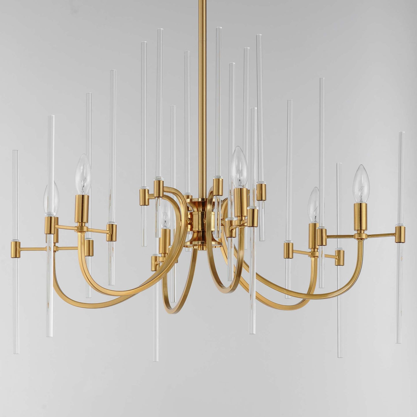 Divine Glass Chandelier in Detail.