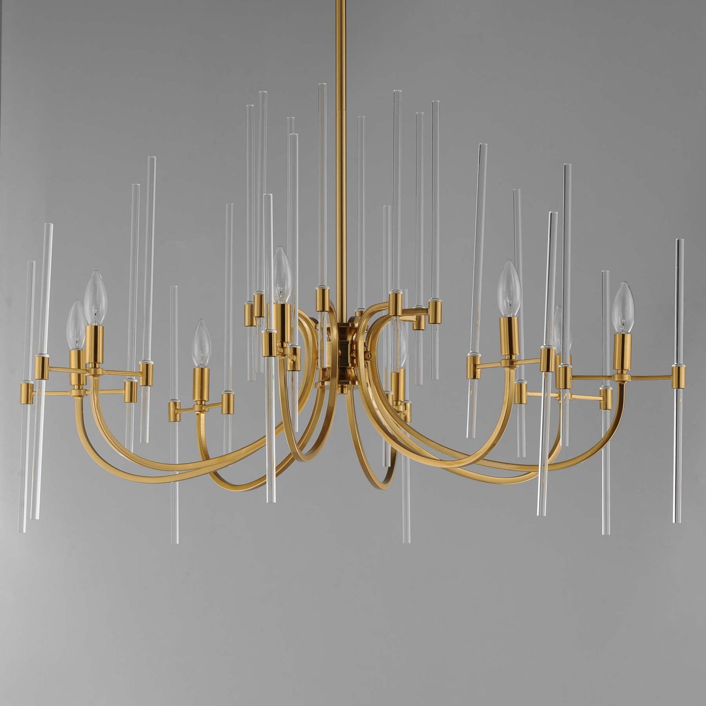 Divine Glass Chandelier in Detail.