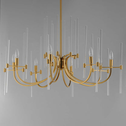 Divine Glass Chandelier in Detail.