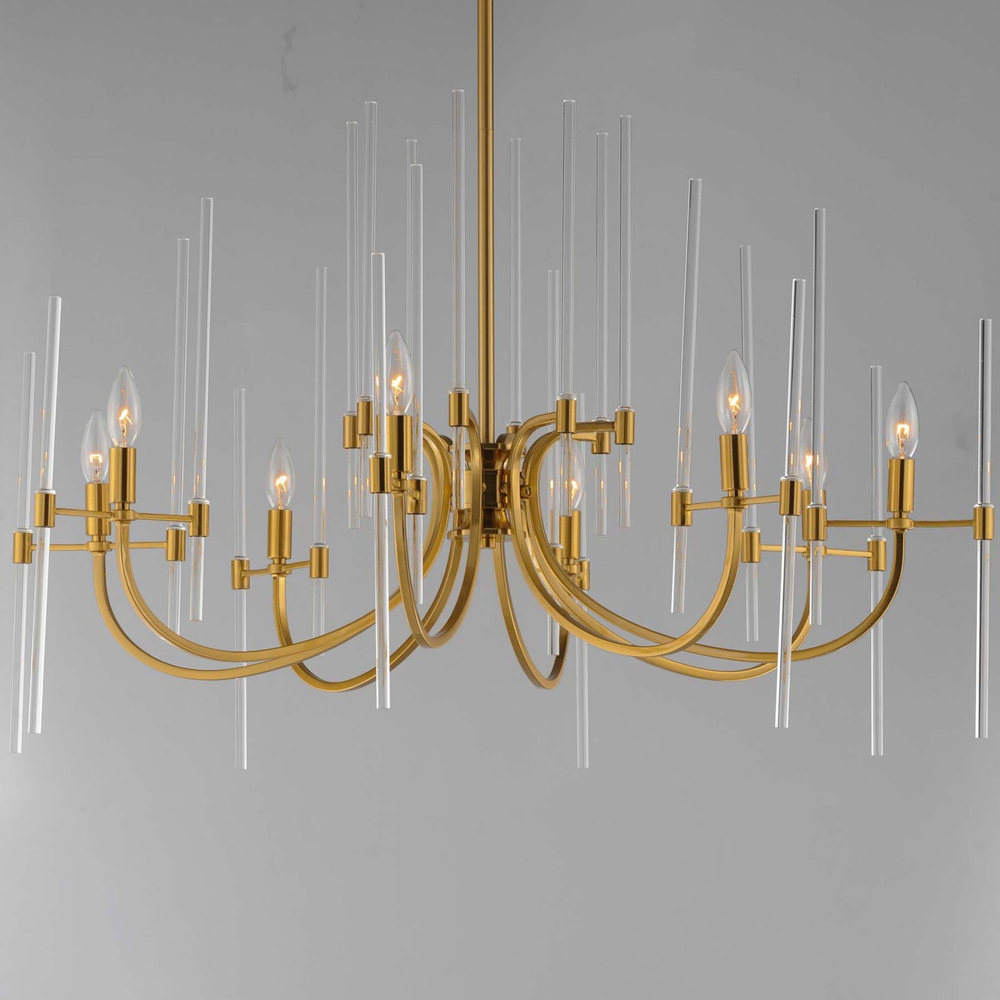 Divine Glass Chandelier in Detail.