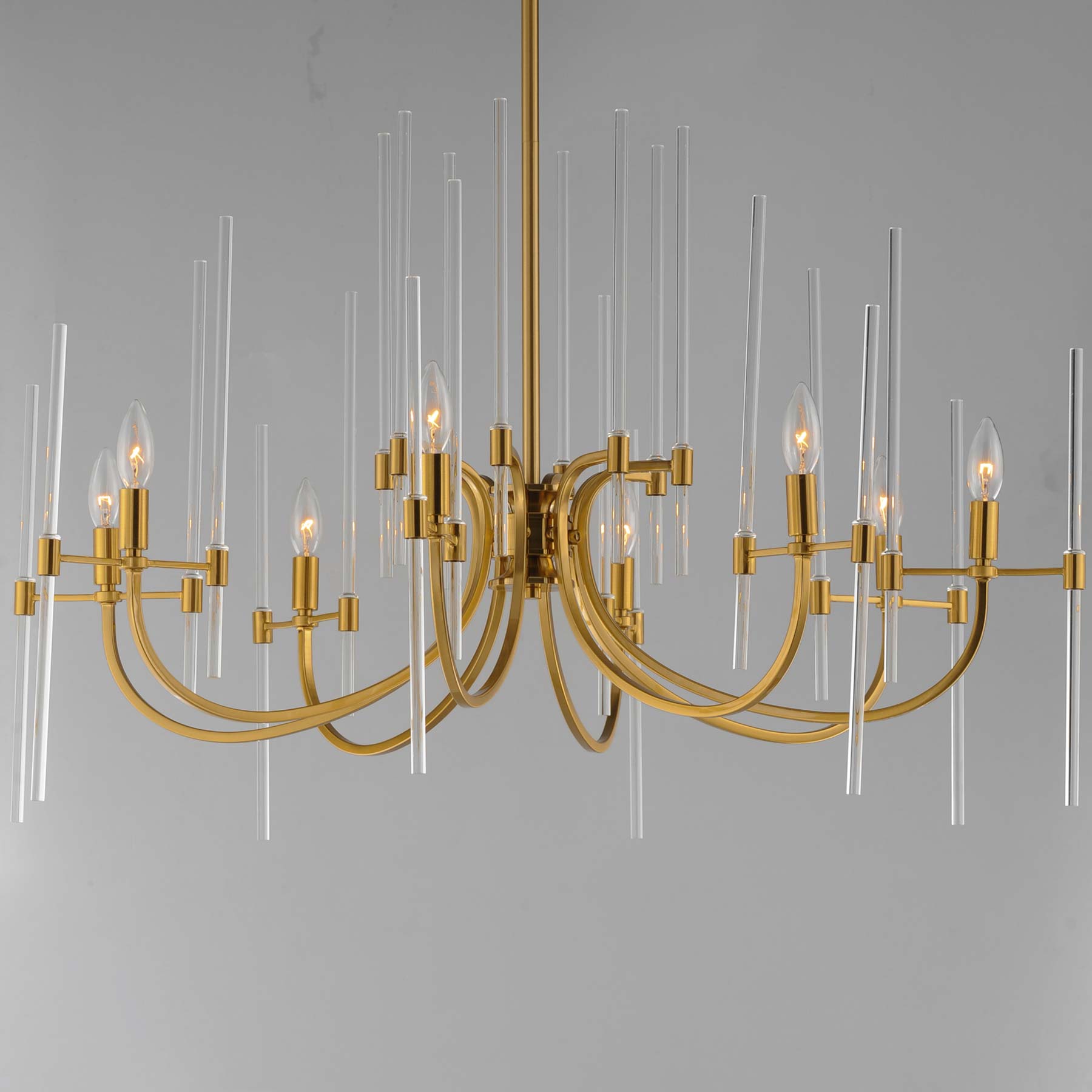 Divine Glass Chandelier in Detail.
