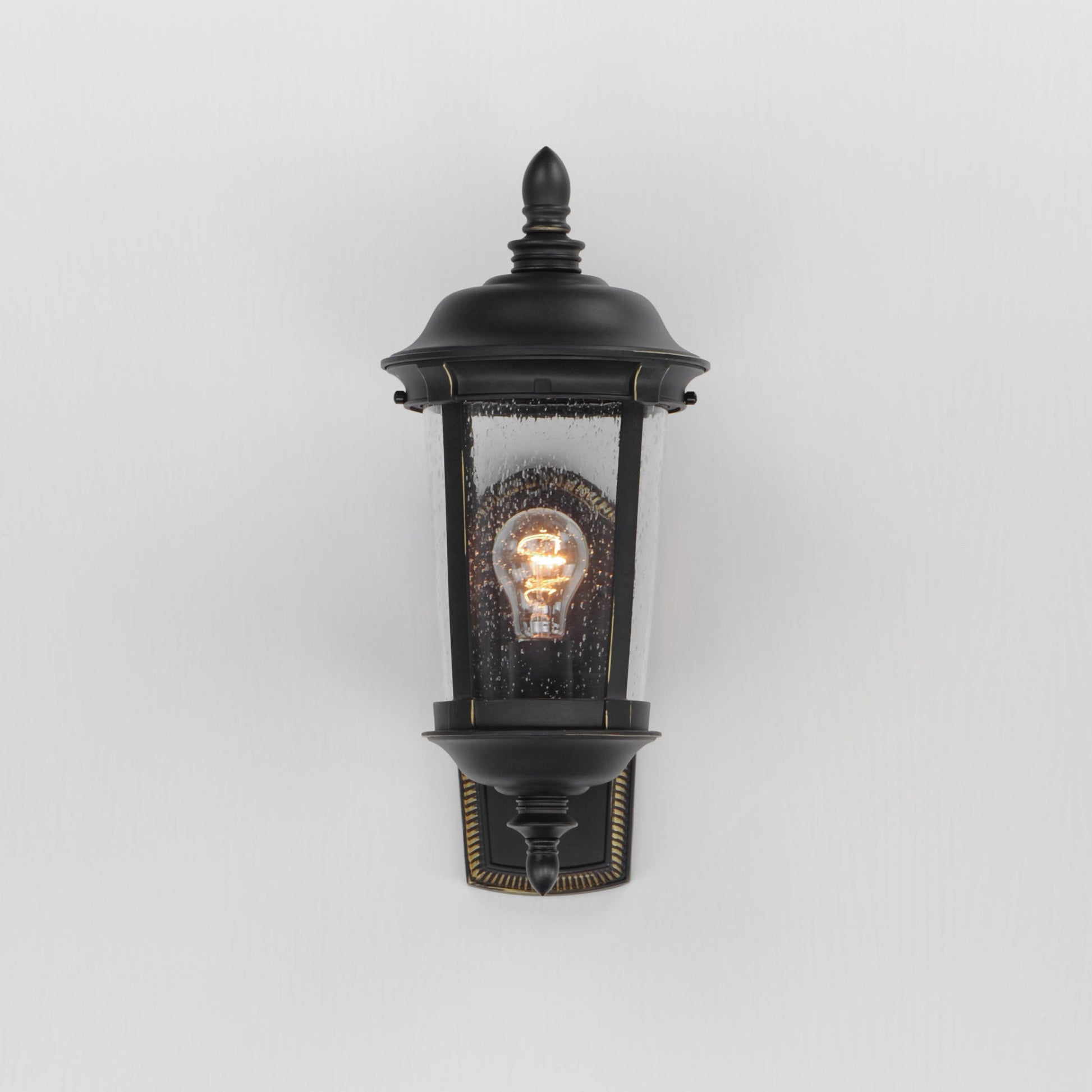 Dover Cast Outdoor Wall Light in Detail.