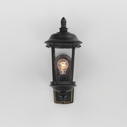 Dover Cast Outdoor Wall Light in Detail.