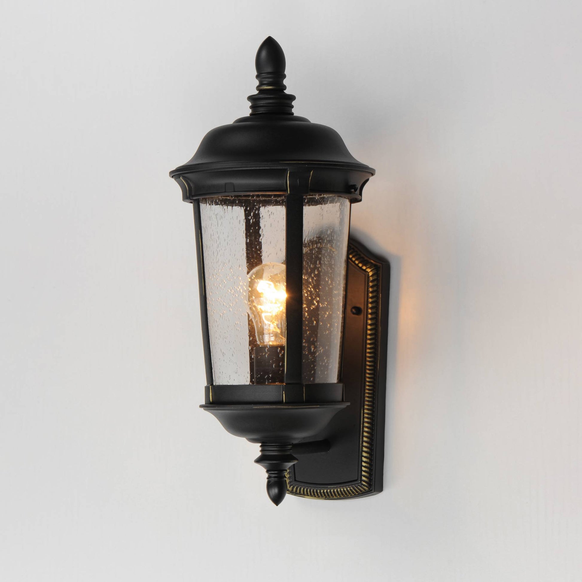 Dover Cast Outdoor Wall Light in Detail.