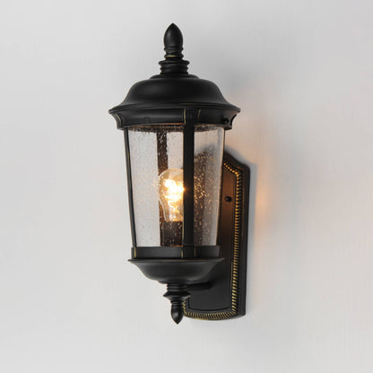 Dover Cast Outdoor Wall Light in Detail.