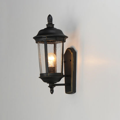Dover Cast Outdoor Wall Light in Detail.