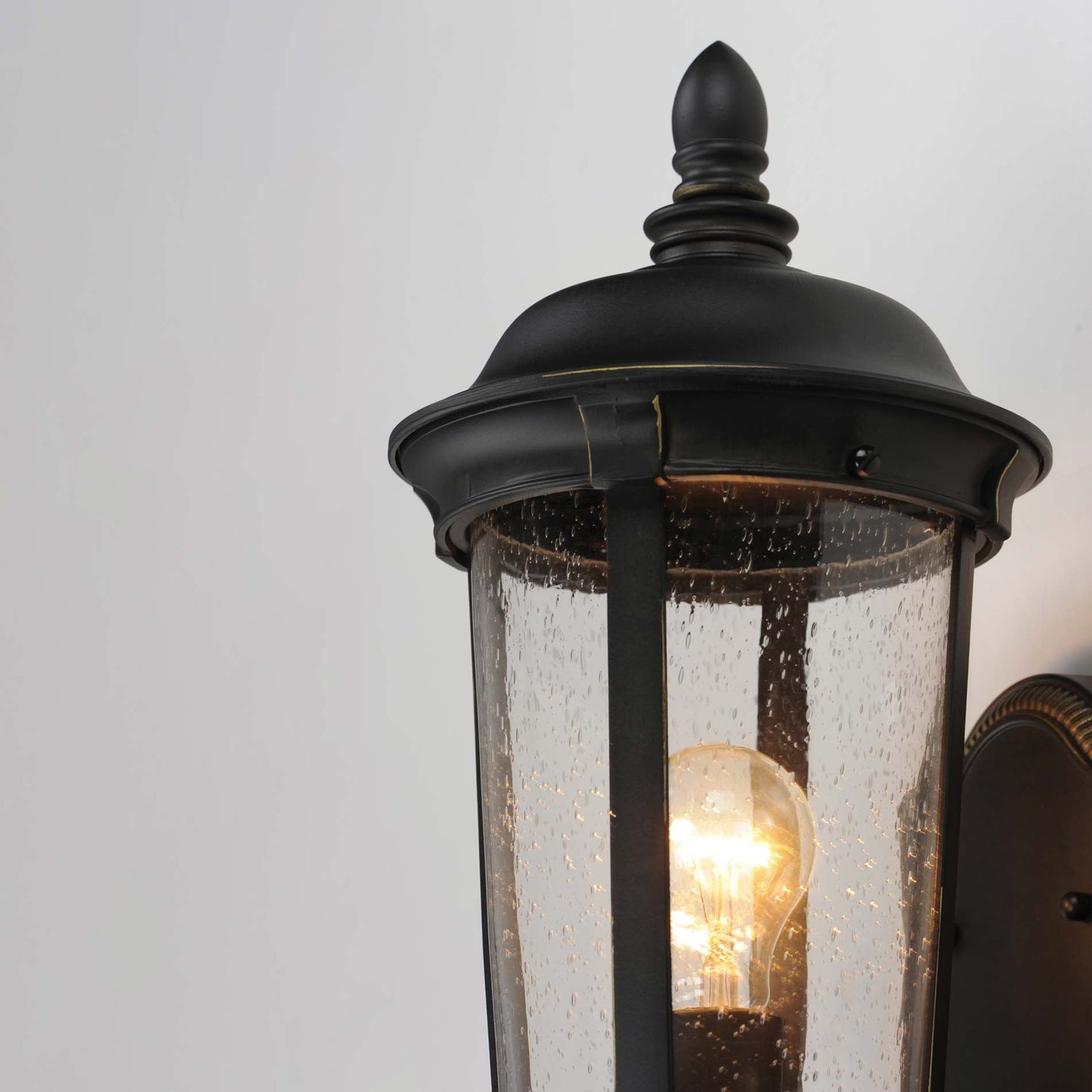 Dover Cast Outdoor Wall Light in Detail.