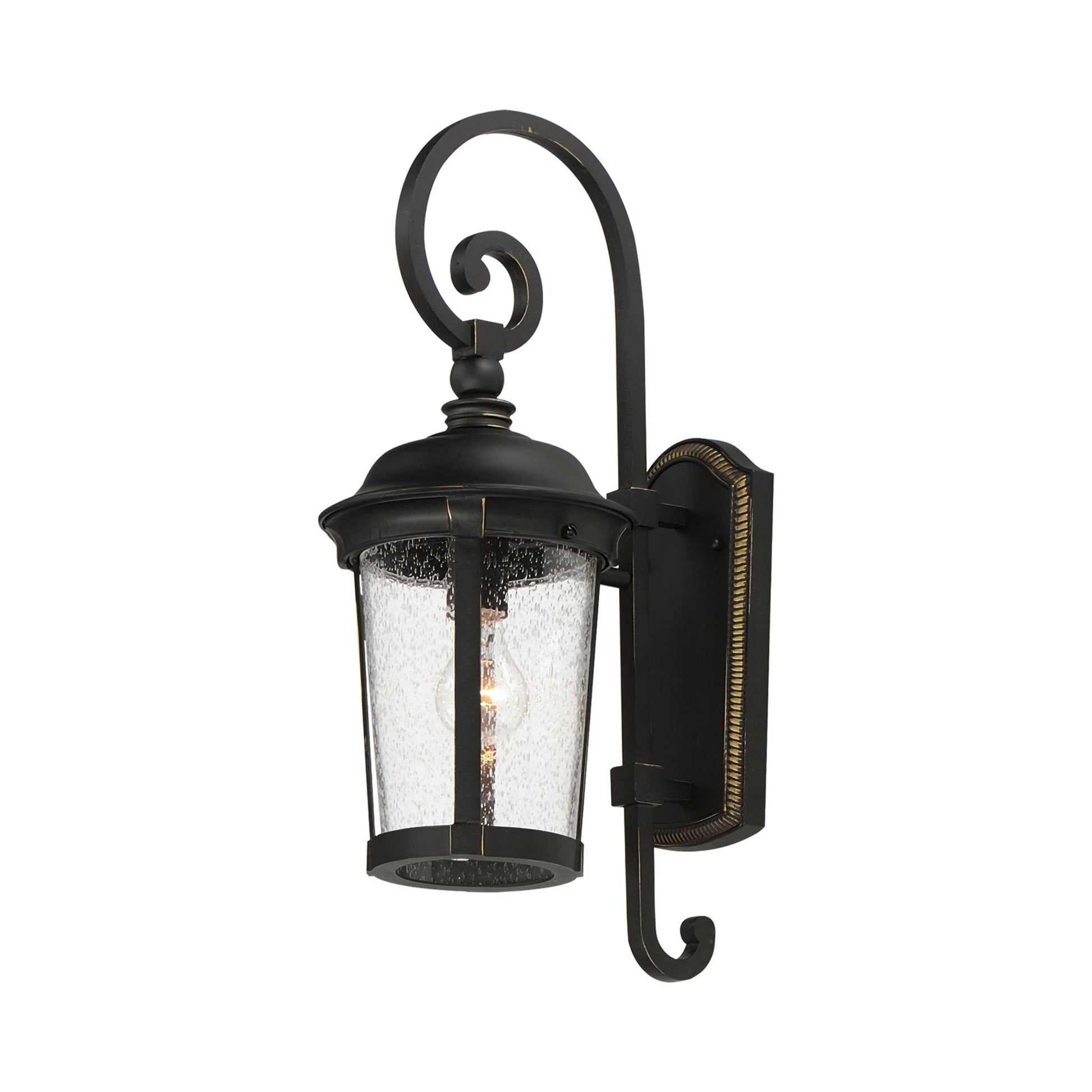 Dover Outdoor Lantern Wall Light (Die Cast Aluminum/Incandescent/19.5-Inch).