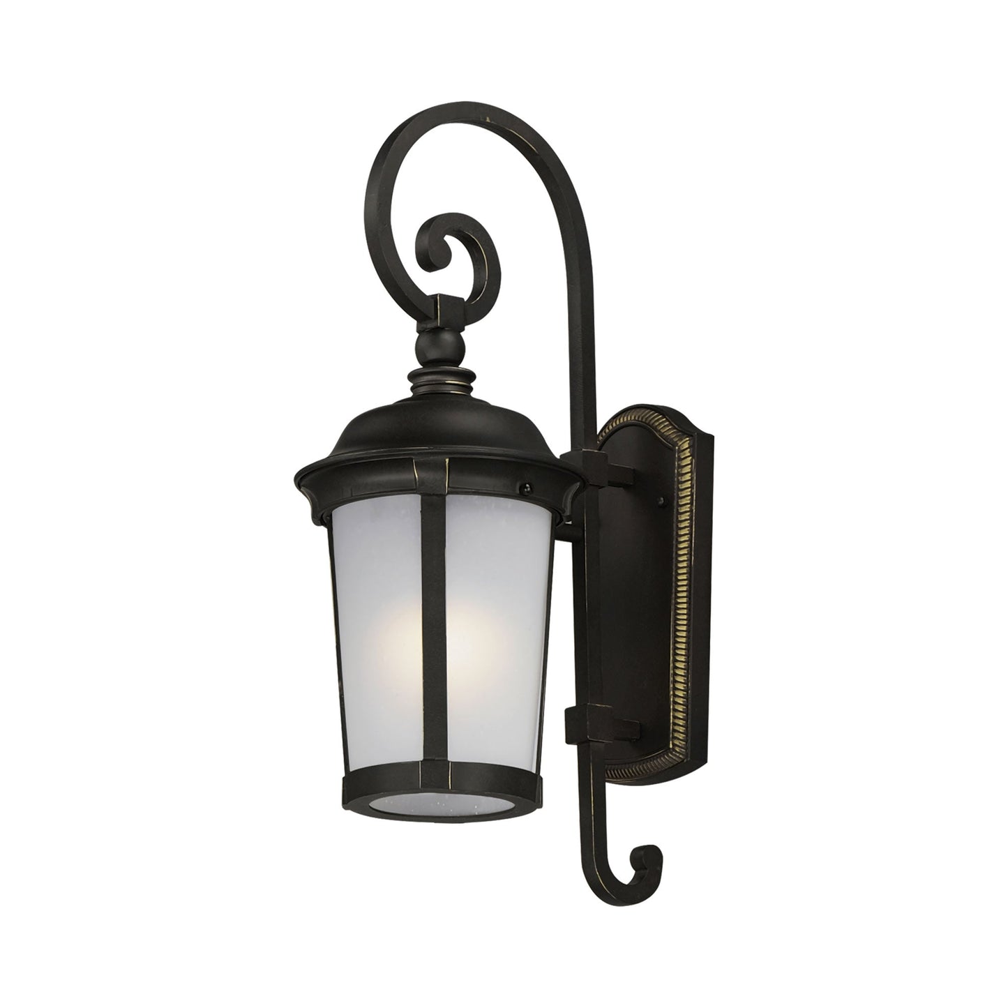 Dover Outdoor Lantern Wall Light (Die Cast Aluminum/LED/19.5-Inch).