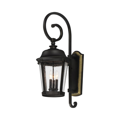 Dover Outdoor Lantern Wall Light (Die Cast Aluminum/Incandescent/31.5-Inch).