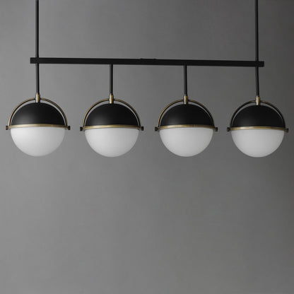 Duke Linear Pendant Light in Detail.