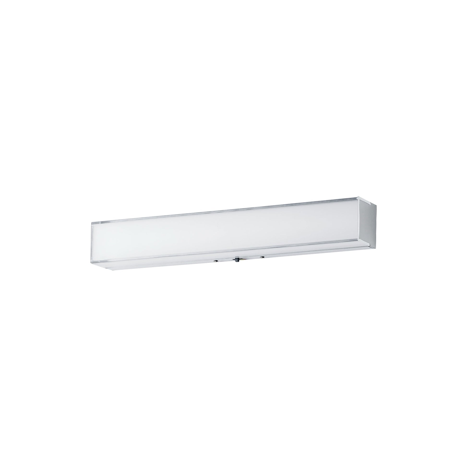 Edge LED Bath Vanity Light in Polished Chrome (18-Inch).
