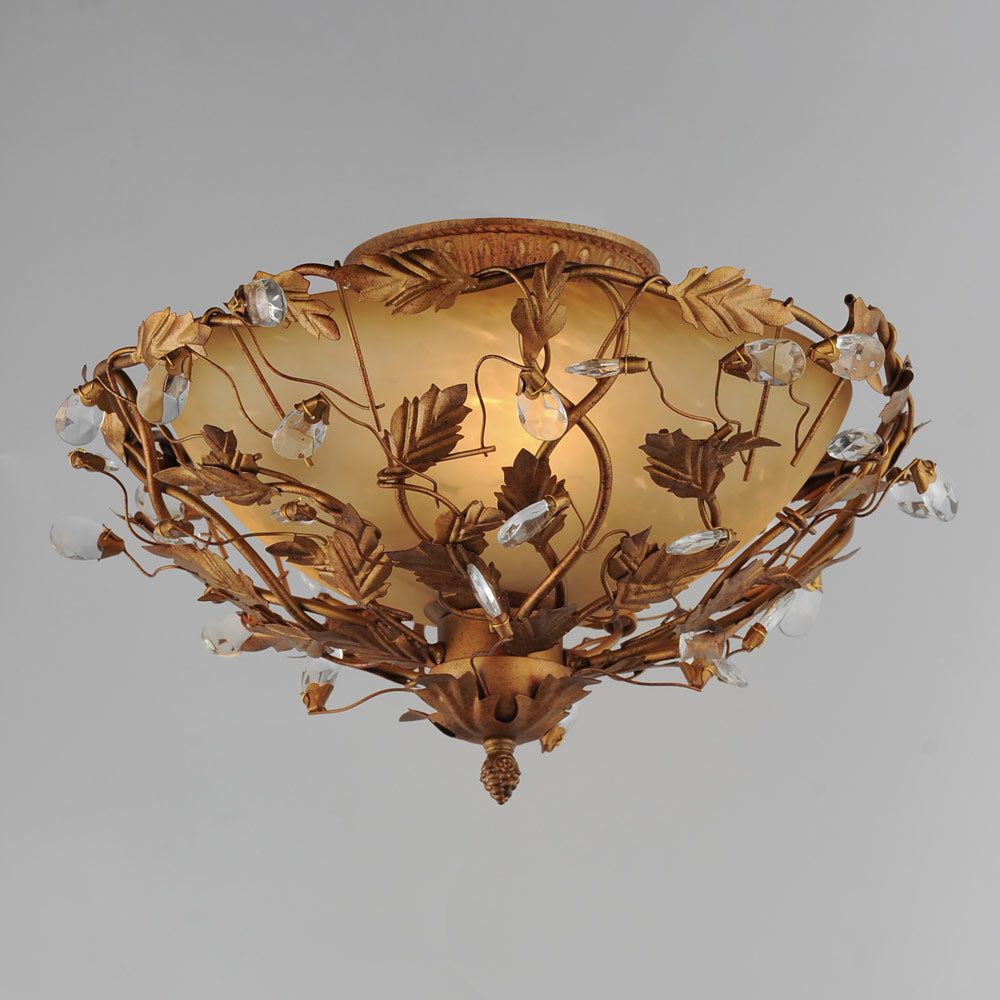 Elegante Semi Flush Mount Ceiling Light in Detail.