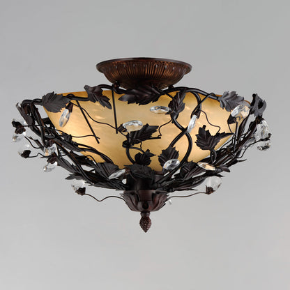 Elegante Semi Flush Mount Ceiling Light in Detail.