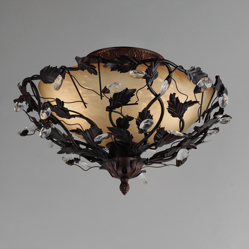 Elegante Semi Flush Mount Ceiling Light in Detail.