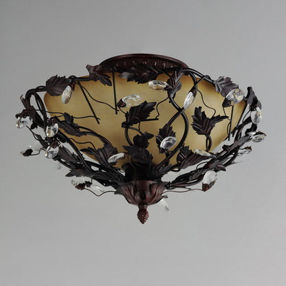 Elegante Semi Flush Mount Ceiling Light in Detail.