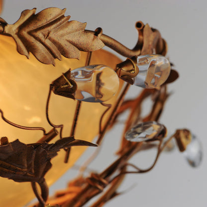 Elegante Semi Flush Mount Ceiling Light in Detail.