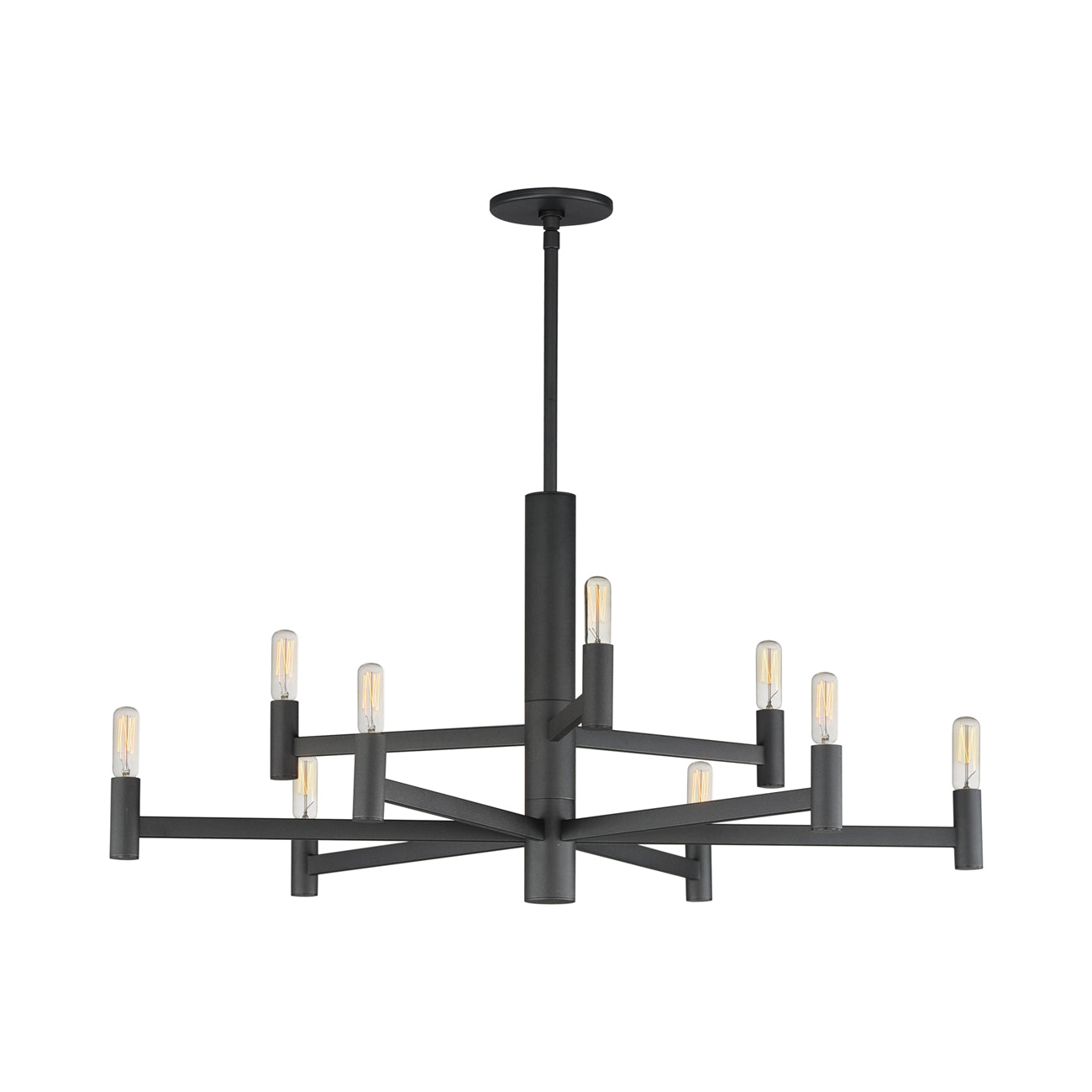 Emana Chandelier in Black (9-Light).