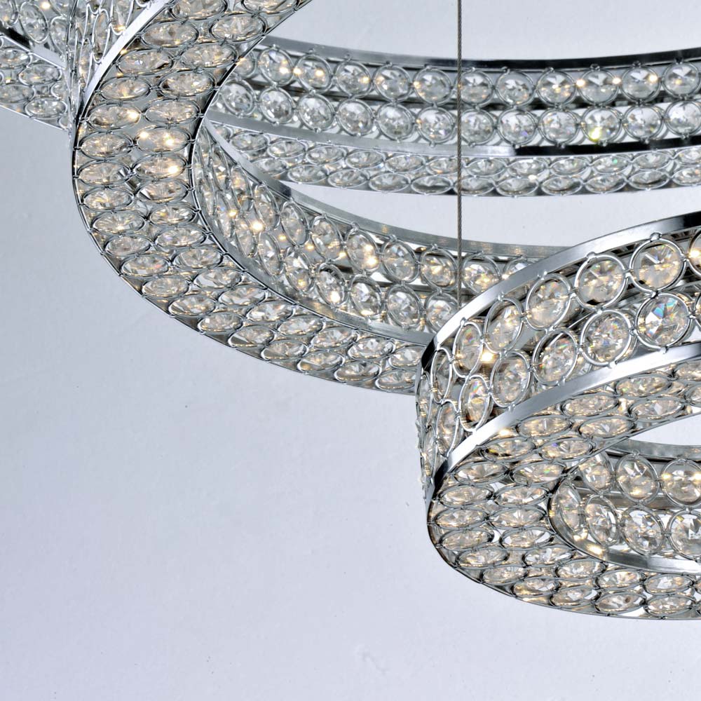 Eternity LED Chandelier in Detail.