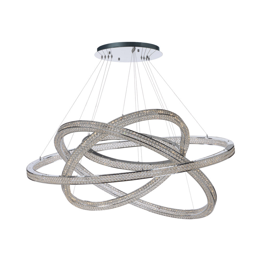 Eternity LED Entry Foyer Pendant Light (4-Light).