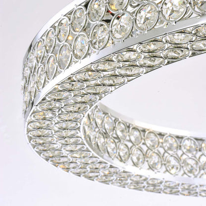 Eternity LED Entry Foyer Pendant Light in Detail.