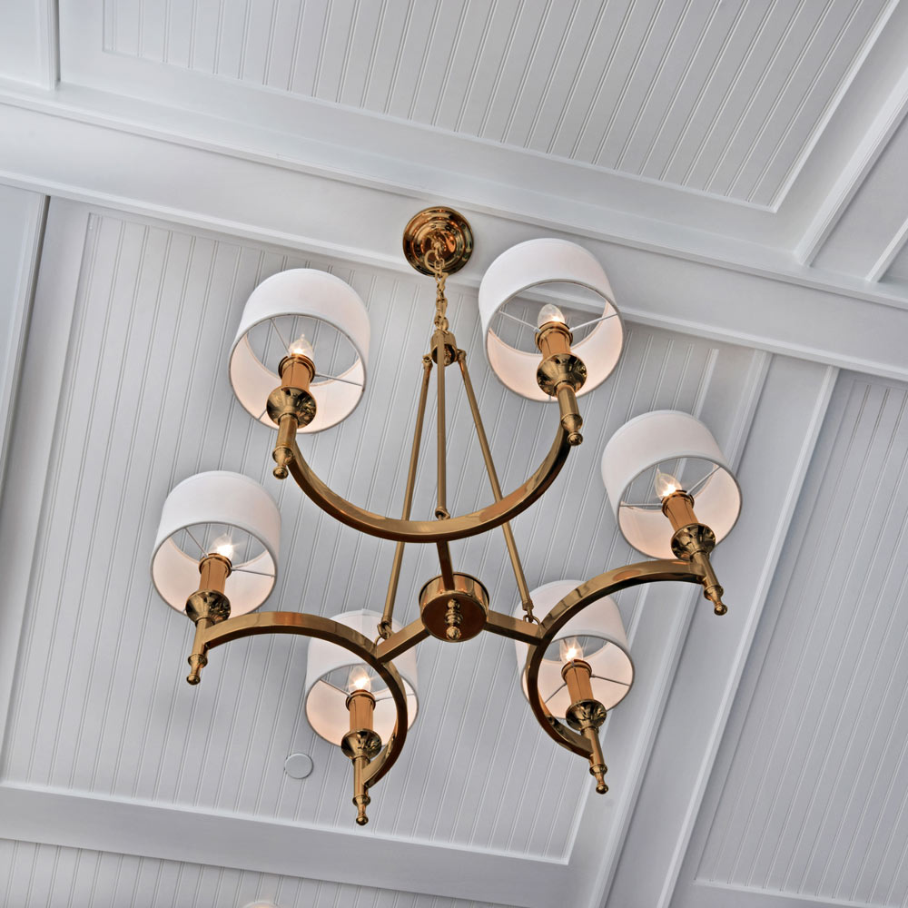 Fairmont Chandelier in Detail.