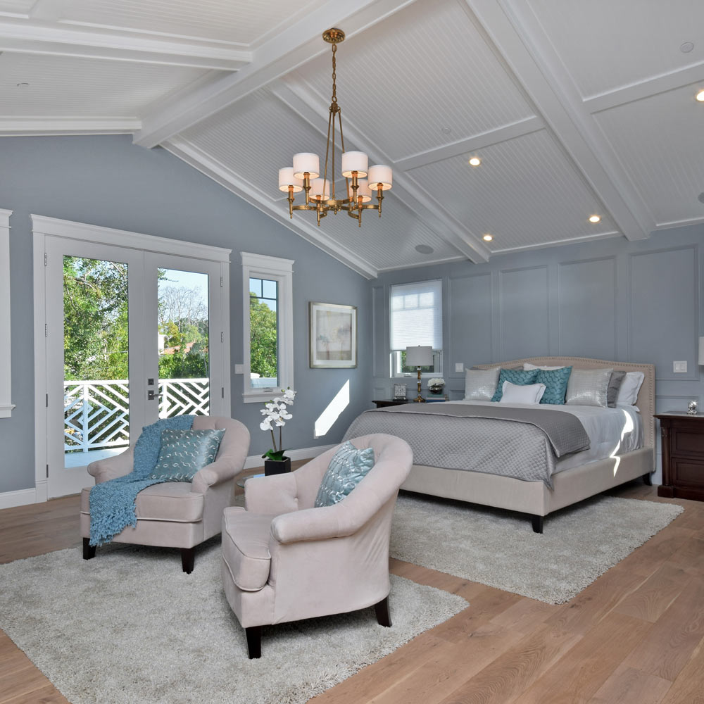 Fairmont Chandelier in bedroom.