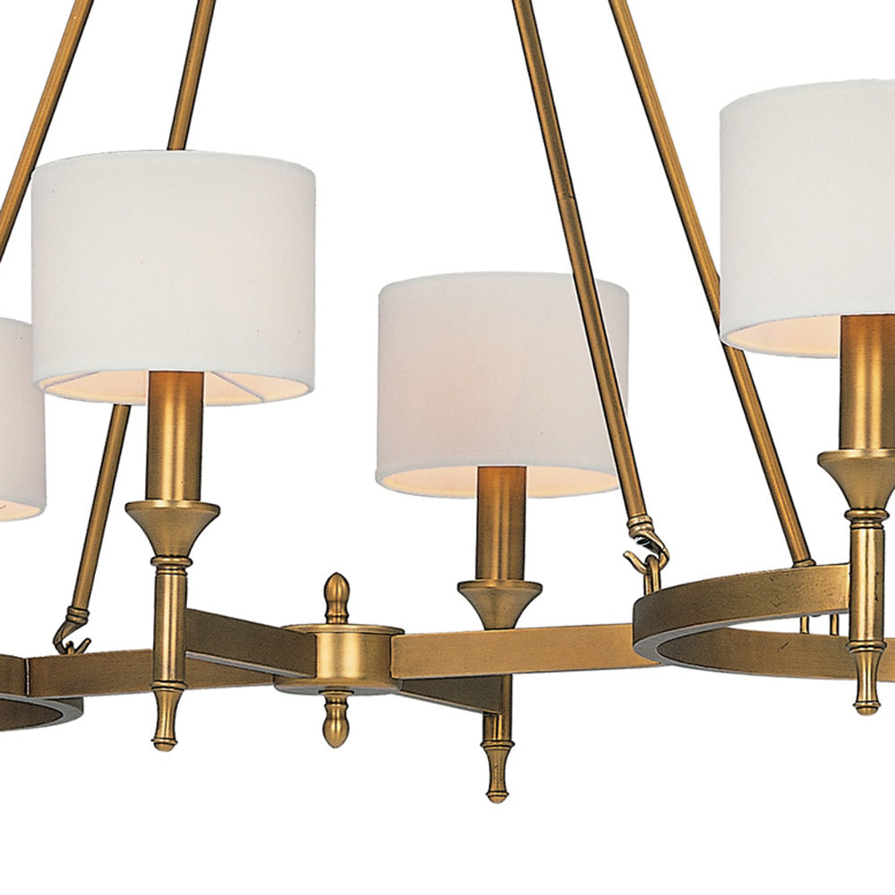 Fairmont Rectangular Chandelier in Detail.