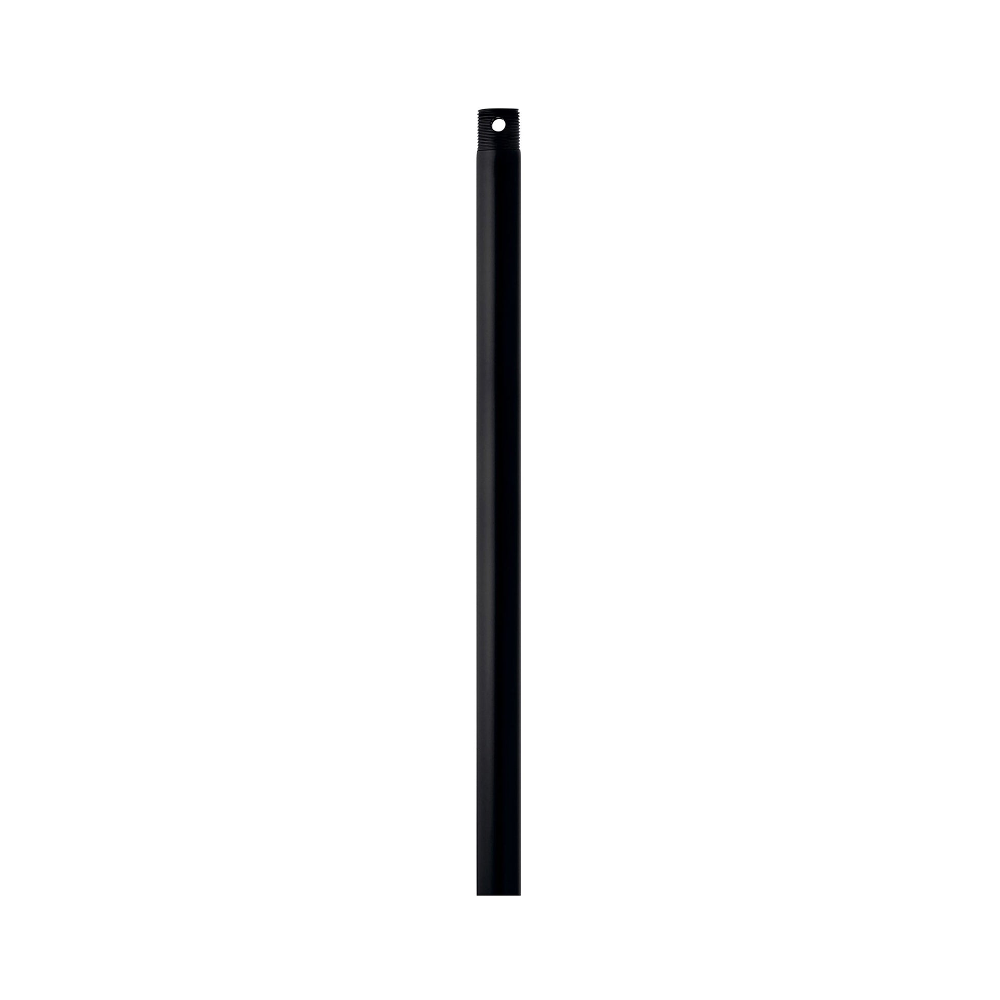 Fandelight Down Rod in Black (15-Inch).