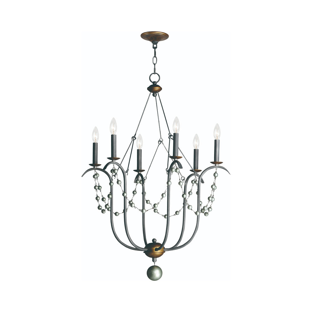Formosa Chandelier in Golden Noir (6-Light).
