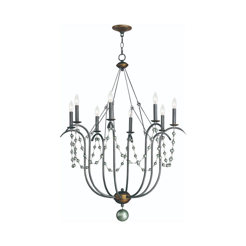 Formosa Chandelier in Golden Noir (8-Light).