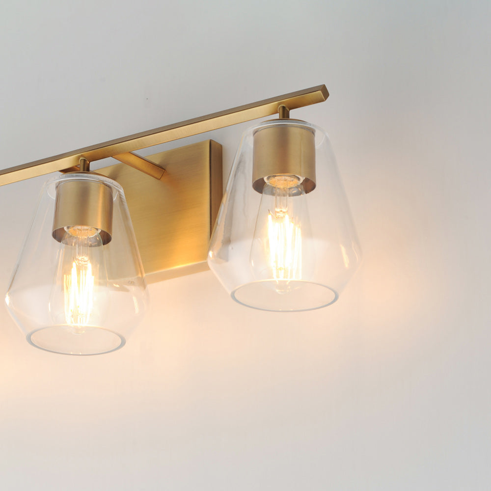 Geode Bath Vanity Light in Detail.