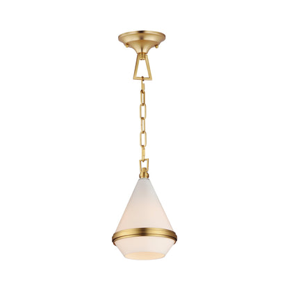 Giza Pendant Light in Satin Brass (5-Inch).