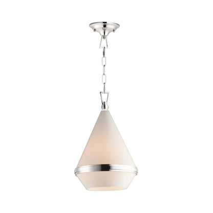 Giza Pendant Light in Polished Nickel (11.25-Inch).